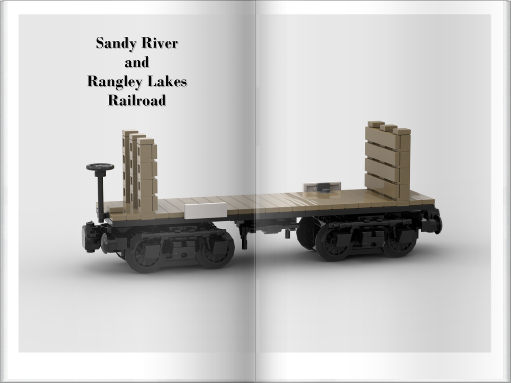 Lego Sandy River and Rangley Lakes Bulkhead Flat Car