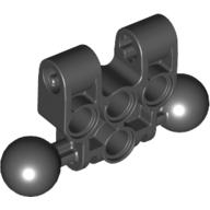 Lego Large Figure Skeletal, Torso, Lower, with 2 Ball Joints, 2 Axle Holes, and 4 Holes (Vahki) / Black