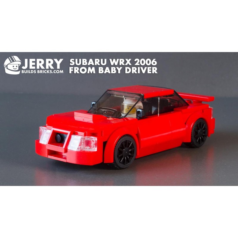 Lego 2006 Subaru WRX from Baby Driver