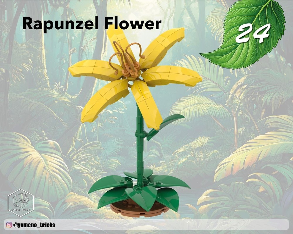 Lego Rapunzel Flower