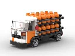 Home Gas Delivery Truck - Minifigure Scale | Repsol