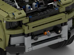 Winch Modification for Defender 42110 - operation through front bumper