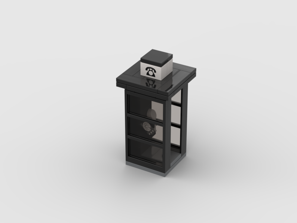 Lego Vintage Telephone Booth 1920s style