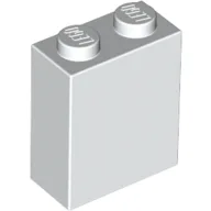 Brick 1 x 2 x 2 with Inside Stud Holder / White