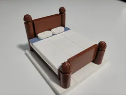 Bricksculpt Four Post Bed