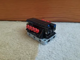 V8 piston engine (5x8x7 studs)