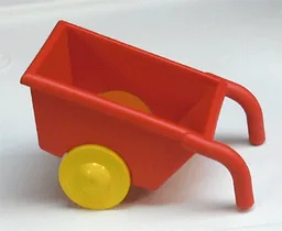 Duplo Wheelbarrow with Yellow Wheels