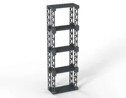 4-floor stand on plate 8x16