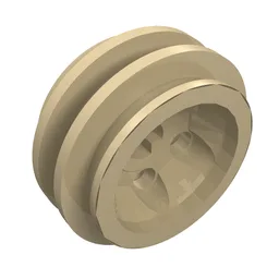 Wheel Rim 24 x 14 VR with Center Axle Hole / Tan