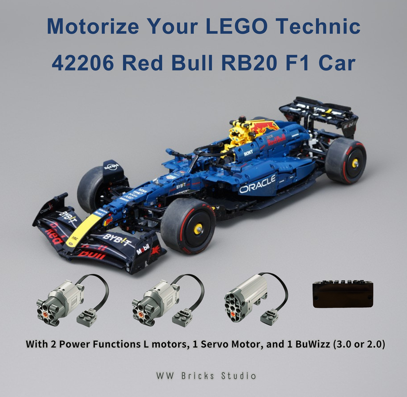 Lego [RC] LEGO Technic 42206 Red Bull Racing RB20 F1 Car without extra pieces