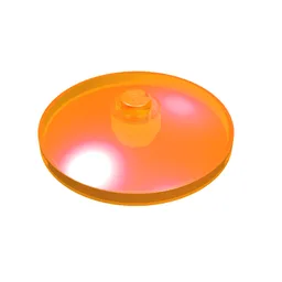 Dish 4 x 4 Inverted [Radar] / Trans-Orange
