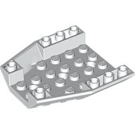 Lego Brick Wedged, Sloped Inverted 6 x 6 x 1 Triple / White