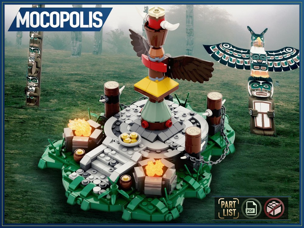 Lego Wow Fantasy Orc's Tauren Totem