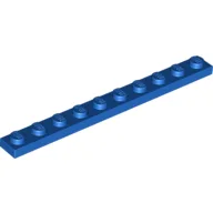 Plate 1 x 10 / Blue