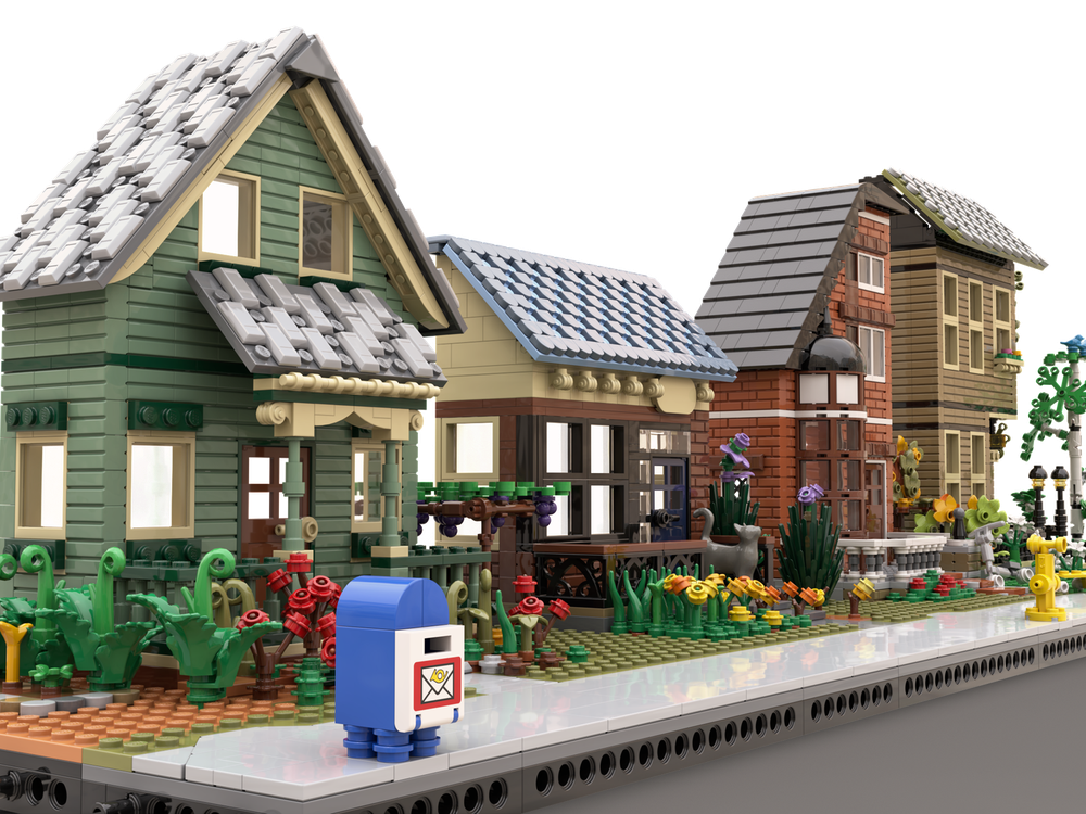 Lego Suburban Neighborhood