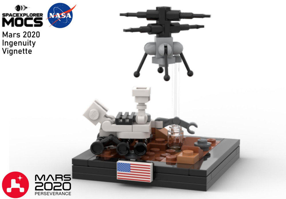Lego Mars 2020 Vignette