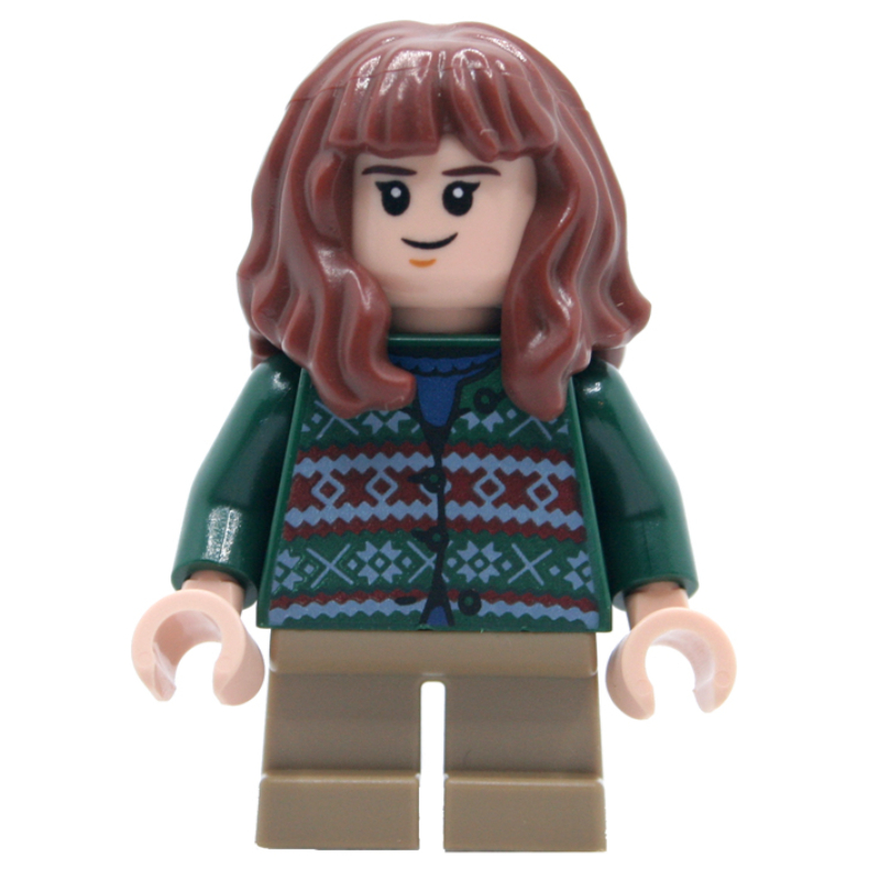 Lego Hermione Granger, Dark Green Sweater, Short Dark Tan Legs