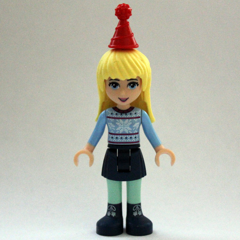 Lego Stephanie - Christmas Sweater, Dark Blue Skirt
