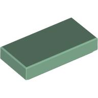 Lego Tile 1 x 2 with Groove / Sand Green