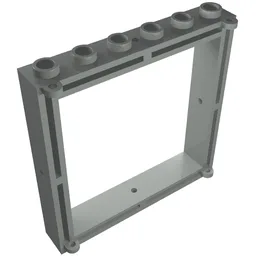 Window 1 x 6 x 5 / Light Gray