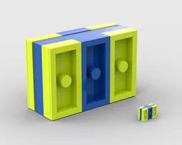 Upscaled 2x3 present