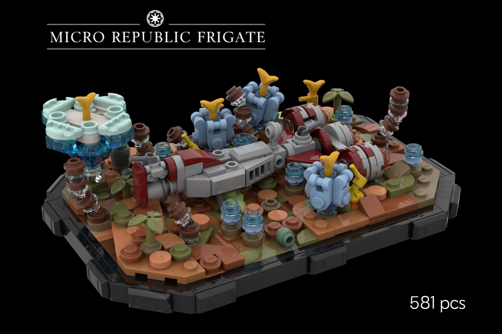 Lego Micro Republic Frigate on Felucia