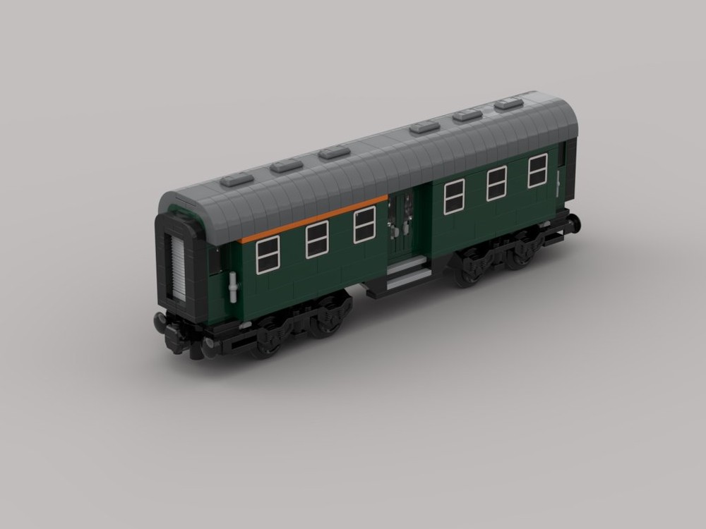 Lego 1th-2nd class conversion car, four-axled