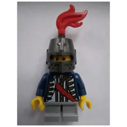 Boy, Coat with Red Sash, Helmet with Red Feather, Black Eyebrows