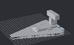 Flat Space Ship (alt build for 76295)