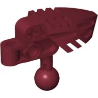 Lego Large Figure Head Connector Block (Vahki) / Dark Red