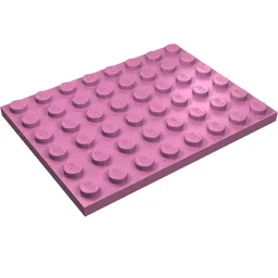 Plate 6 x 8 / Dark Pink