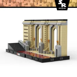 Coruscant Temple Diorama