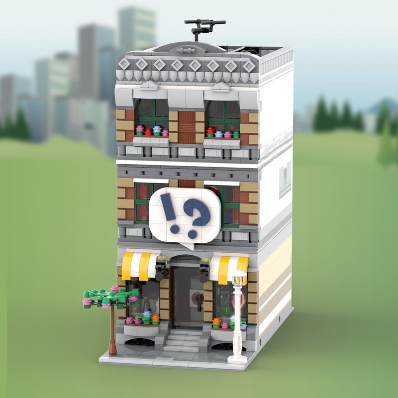 Lego Modular Comic Shop + Apartment