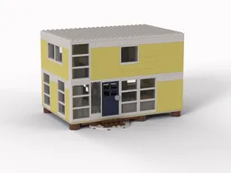 Two story level house for a small family