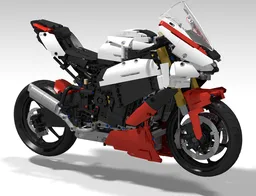 YAMAHA R1 1:5 white /red