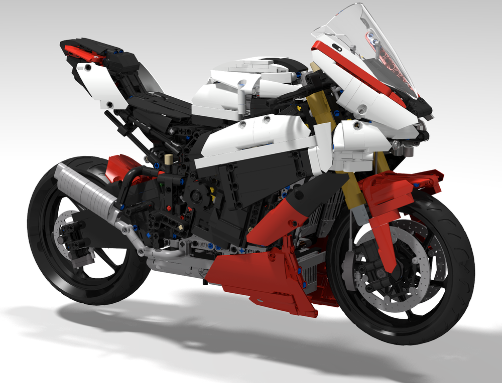 Lego YAMAHA R1 1:5 white /red