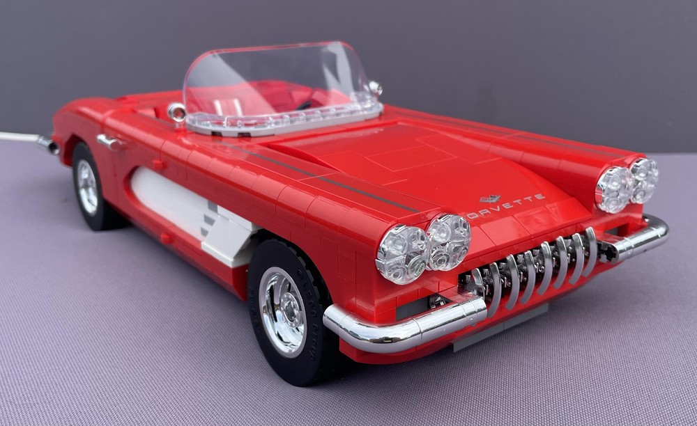 Lego 1959 Chevrolet Corvette - Modified version of Lego 10321