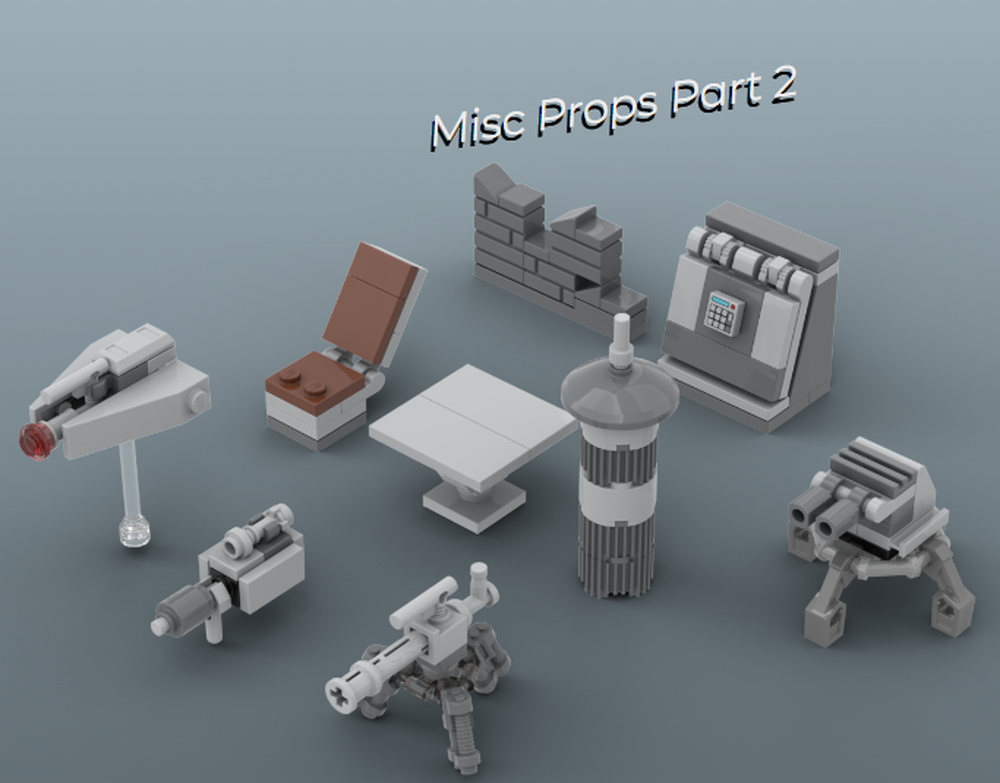 Lego Misc props part 2