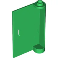 Door 1 x 3 x 4 Left - Open Between Top and Bottom Hinge / Green
