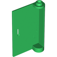 Lego Door 1 x 3 x 4 Left - Open Between Top and Bottom Hinge / Green
