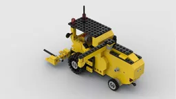744 combine harvester
