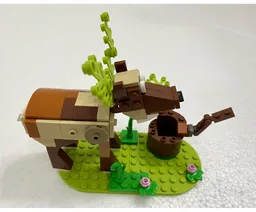 Deer with Tree Stump