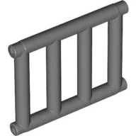 Bar 1 x 4 x 3 [End Tabs] / Dark Bluish Gray