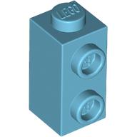 Lego Brick Special 1 x 1 x 1 2/3 with Studs on 1 Side / Medium Azure