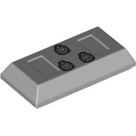 Lego Tile Special 1 x 2 with Sloped Walls with T-Cam Antennas print