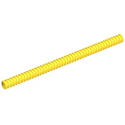 Hose, Ribbed 7mm D. 14L / 11.2cm / Yellow