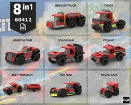 Lego 60412 Builder's Pack 8 in 1