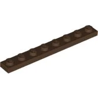 Plate 1 x 8 / Brown