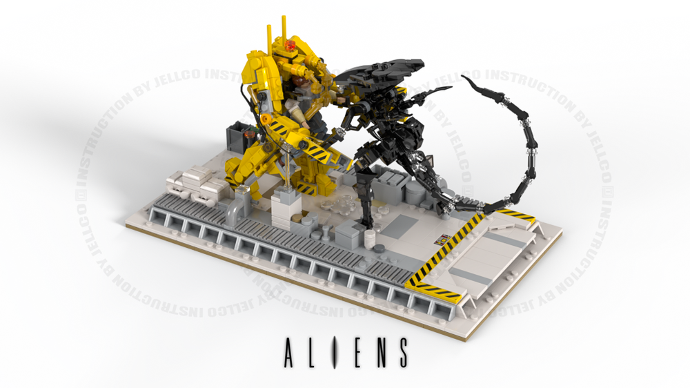Lego Aliens Micro Diorama Series: Ripley vs Alien Queen