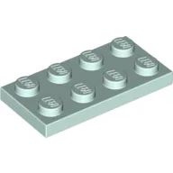 Plate 2 x 4 / Light Aqua